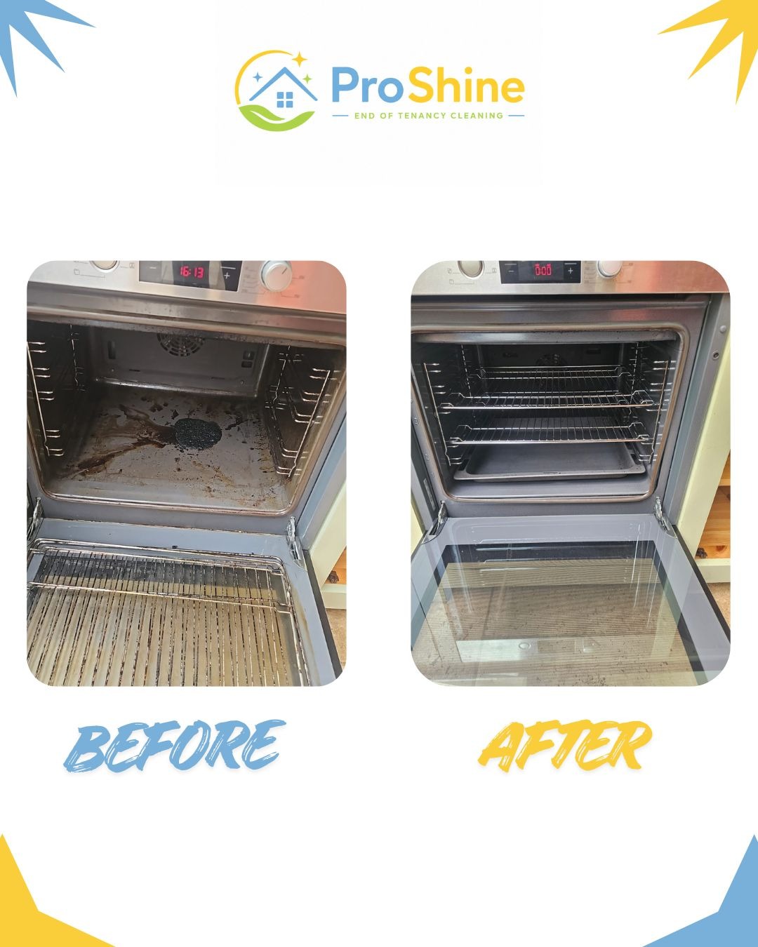 Oven cleaning